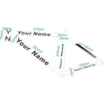 Customized Bicycle Frame Stickers for Road Bike,MTB Bike,BMX Bike